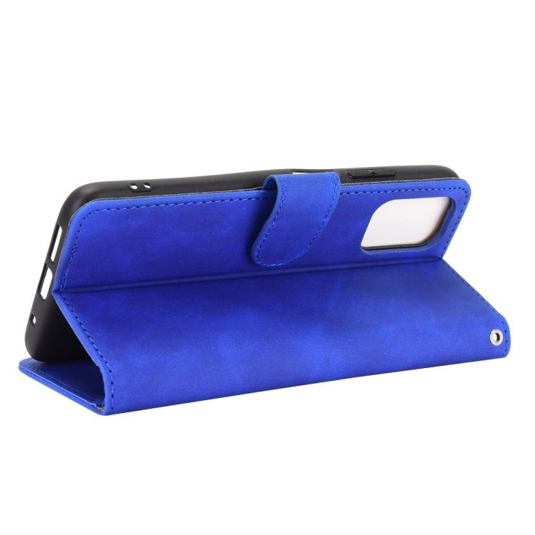 For Xiaomi Poco M3 Solid Color Skin Feel Magnetic Buckle Horizontal Flip Calf Texture PU Leather Case with Holder & Card Slots & Wallet