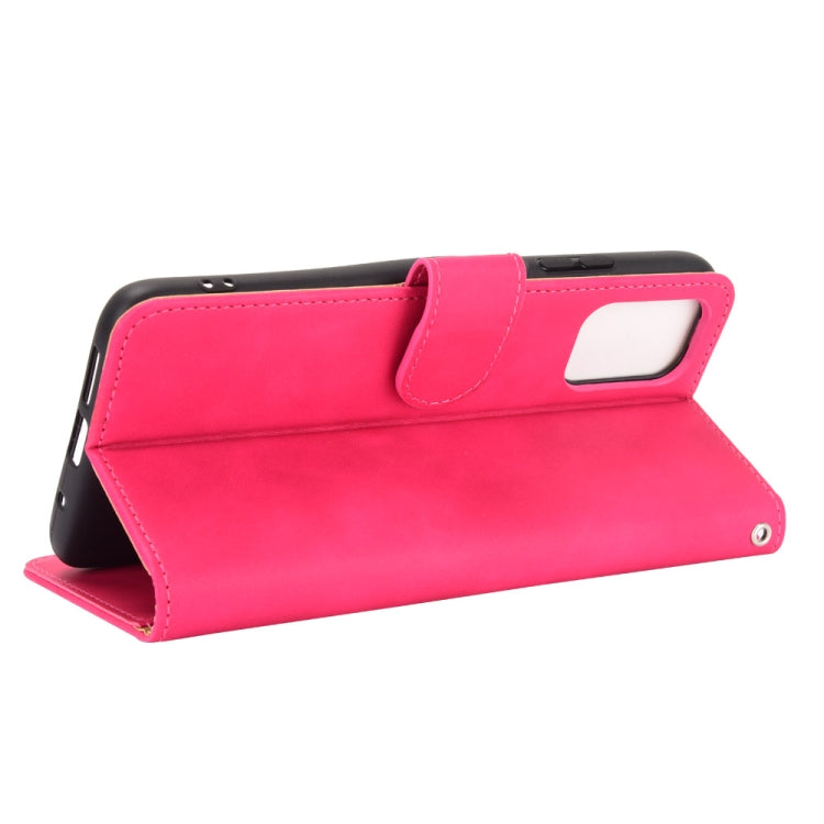 For Xiaomi Poco M3 Solid Color Skin Feel Magnetic Buckle Horizontal Flip Calf Texture PU Leather Case with Holder & Card Slots & Wallet