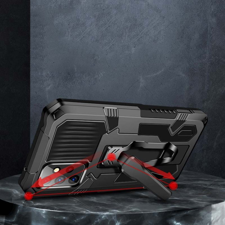 For Samsung Galaxy A52 5G Armor Warrior Shockproof PC + TPU Protective Case