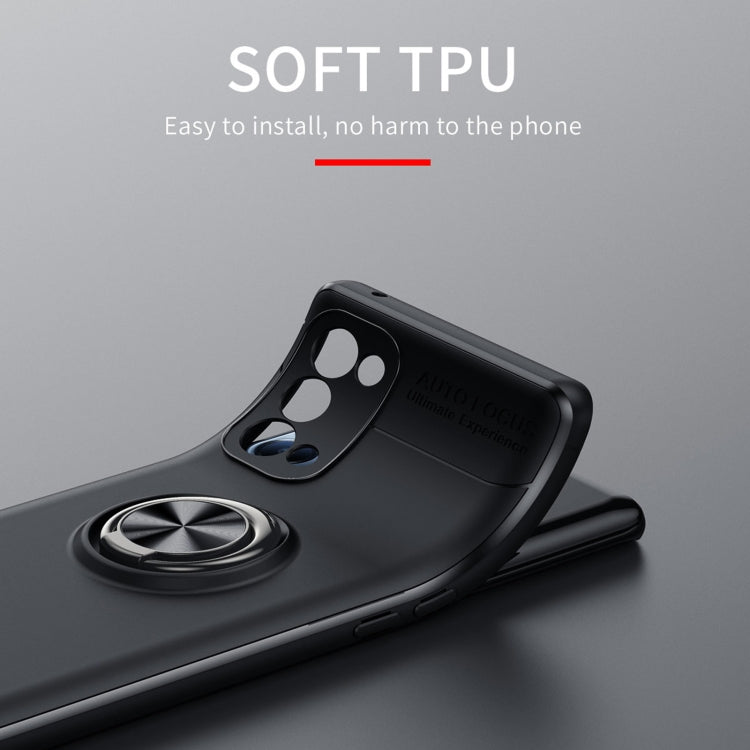 For OPPO Reno5 Pro 5G Metal Ring Holder 360 Degree Rotating TPU Case