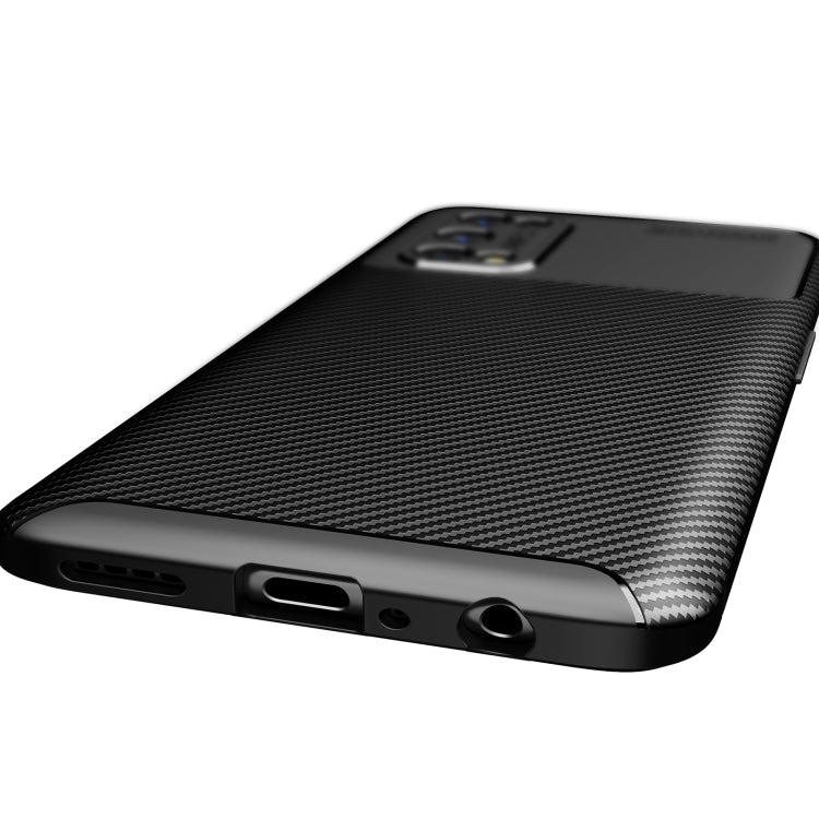 For OPPO Reno5 5G Carbon Fiber Texture Shockproof TPU Case