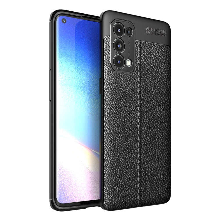 For OPPO Reno5 Pro 5G Litchi Texture TPU Shockproof Case
