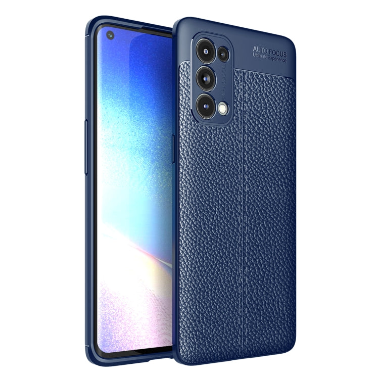For OPPO Reno5 Pro 5G Litchi Texture TPU Shockproof Case