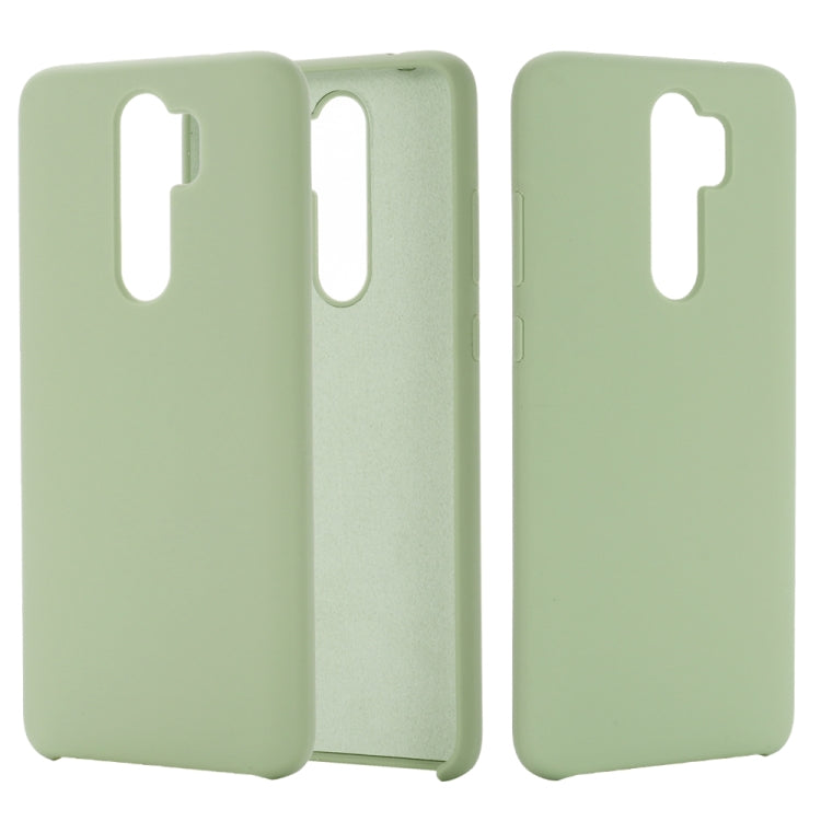 For Xiaomi Redmi Note 8 Pro Solid Color Liquid Silicone Dropproof Protective Case