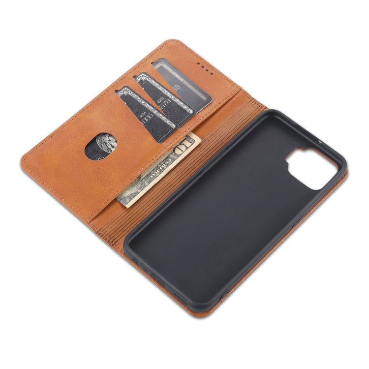 For Oppo A73(4G)2020 AZNS Magnetic Calf Texture Horizontal Flip Leather Case with Card Slots & Holder & Wallet