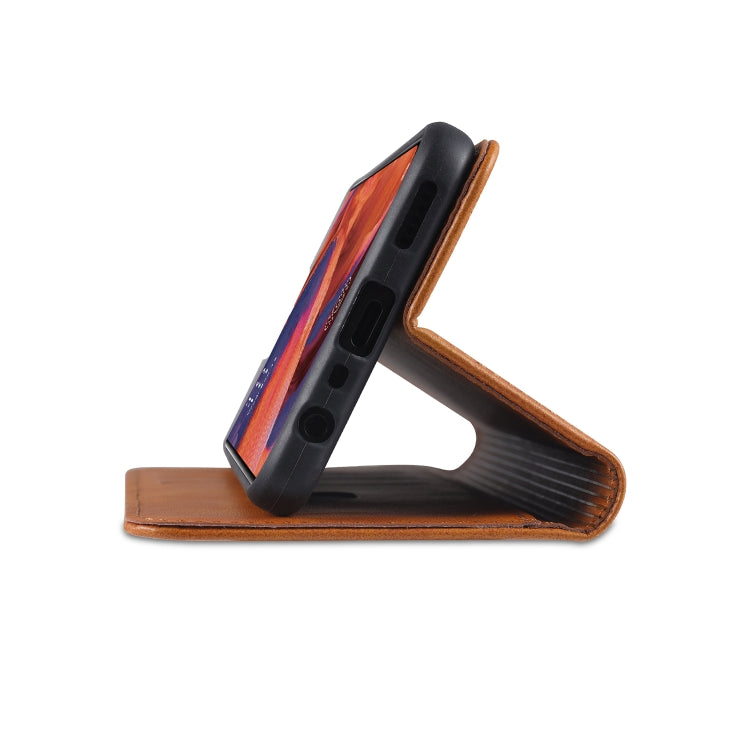 For Oppo F17 AZNS Magnetic Calf Texture Horizontal Flip Leather Case with Card Slots & Holder & Wallet