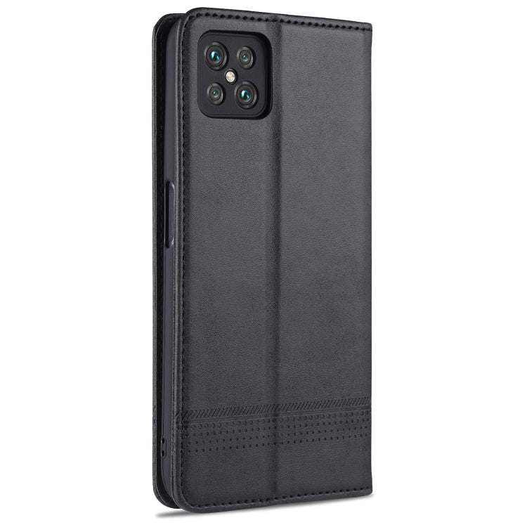 For Oppo A92s AZNS Magnetic Calf Texture Horizontal Flip Leather Case with Card Slots & Holder & Wallet