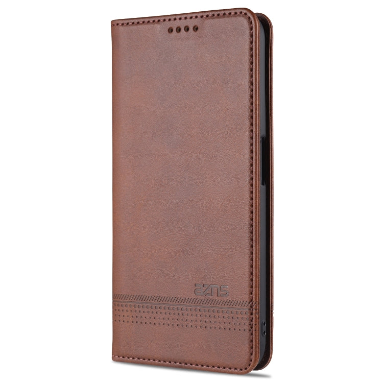For Oppo A92s AZNS Magnetic Calf Texture Horizontal Flip Leather Case with Card Slots & Holder & Wallet