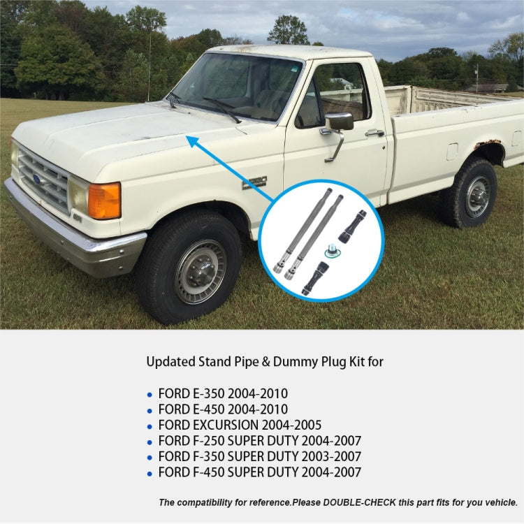 Car Oil Return Pipe Set Engine Fuel Pipe Set 6E7Z9A332A3 for Ford F-250