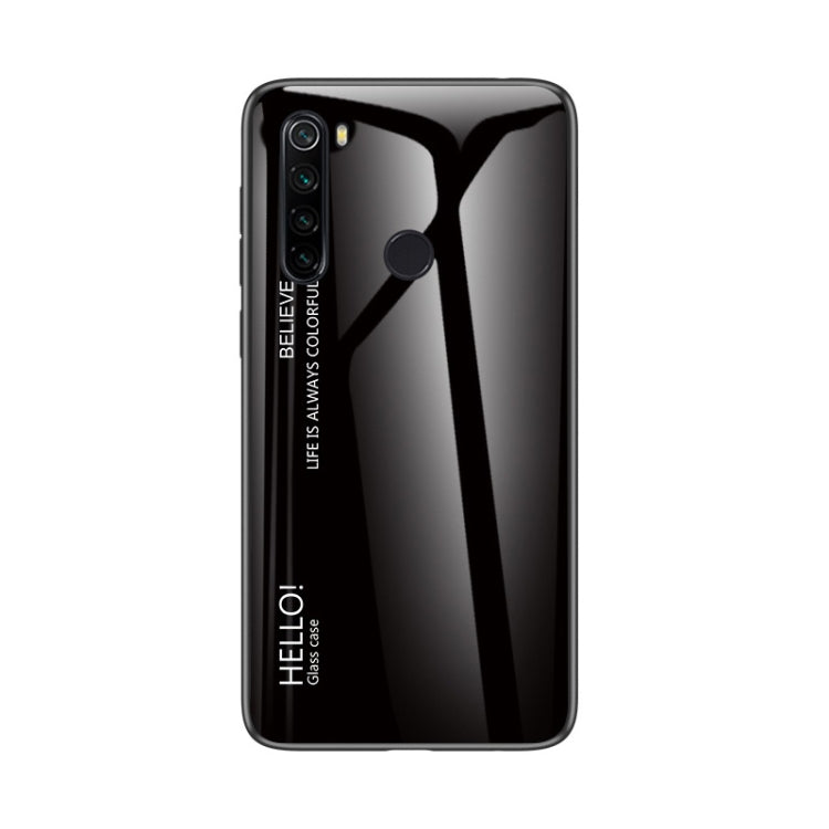 For Xiaomi Redmi Note 8 Gradient Color Glass Case