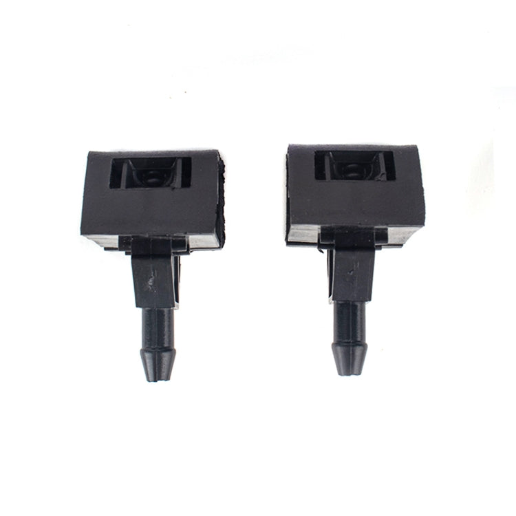 2 PCS Car Front Windshield Washer Wiper Jet Water Spray Nozzle 28932-JD000 for Nissan Qashqai / Qashqai +2 J10 / Dualis / Dualis +2 2007-2013