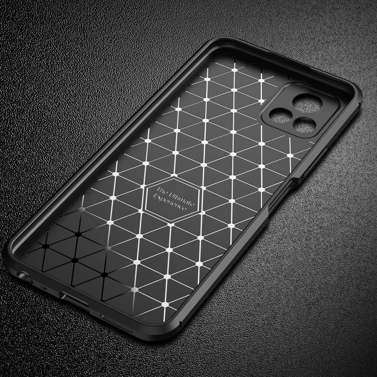 For vivo Y52s / iQOO U3 Carbon Fiber Texture Shockproof TPU Case