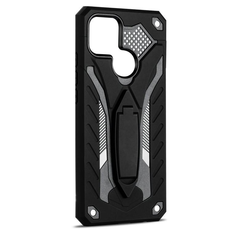 For OPPO A15 Shockproof TPU + PC Protective Case with Holder