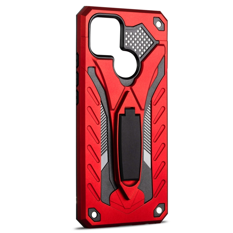 For OPPO A15 Shockproof TPU + PC Protective Case with Holder