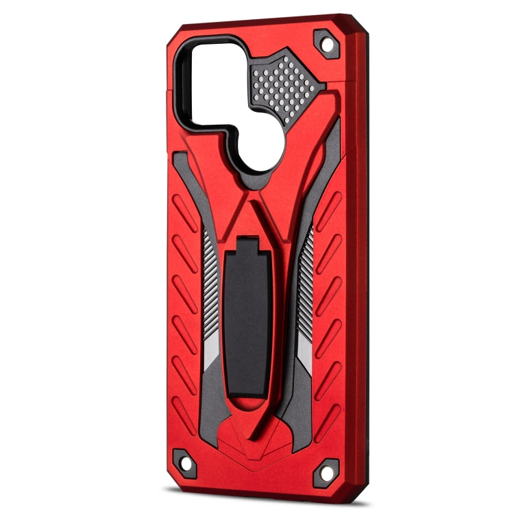 For OPPO A15 Shockproof TPU + PC Protective Case with Holder