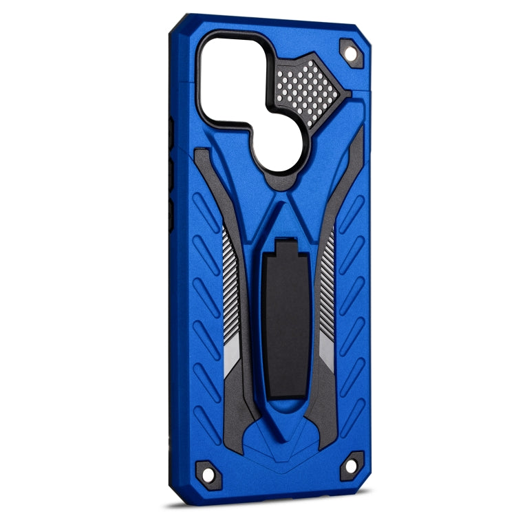 For OPPO A15 Shockproof TPU + PC Protective Case with Holder