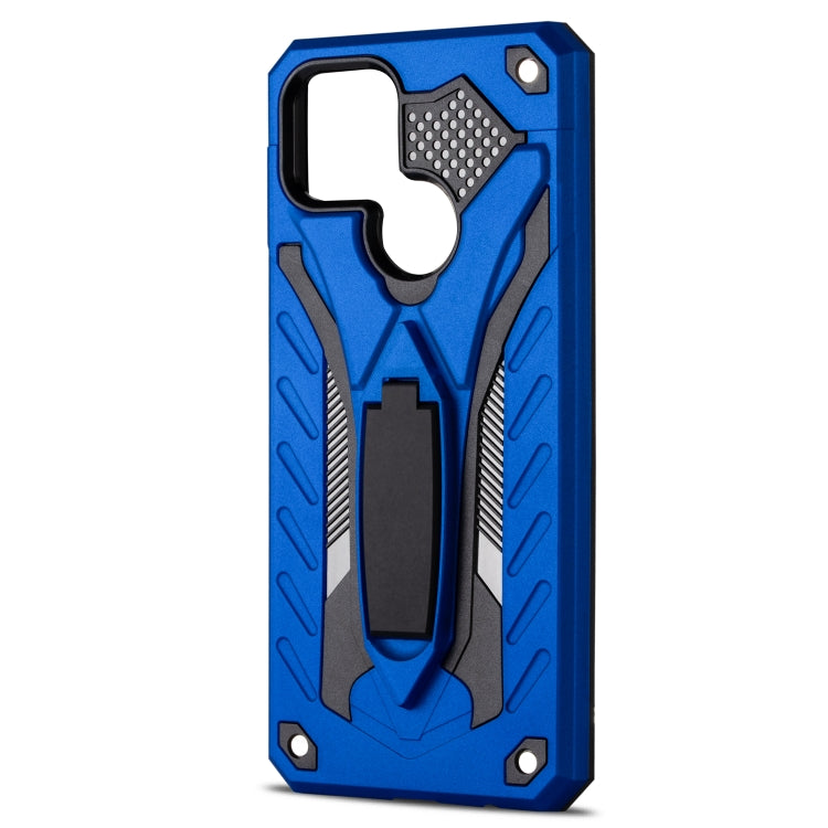 For OPPO A15 Shockproof TPU + PC Protective Case with Holder