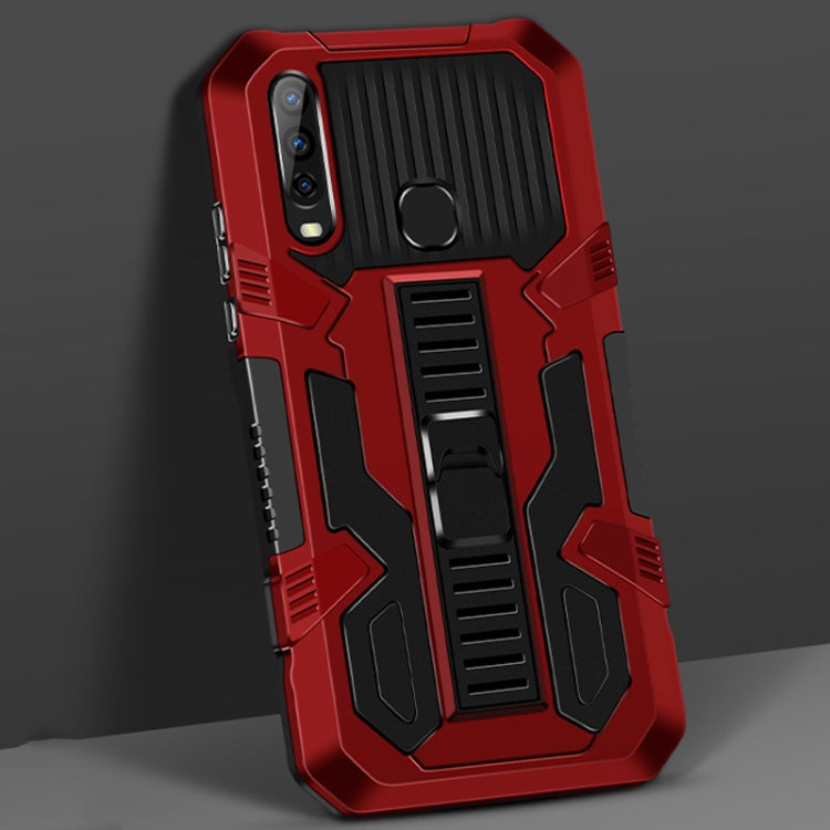 For vivo Y17 / Y12 / Y15 / Y11 2019 / Y5 2020 Vanguard Warrior All Inclusive Double-color Shockproof TPU + PC Protective Case with Holder