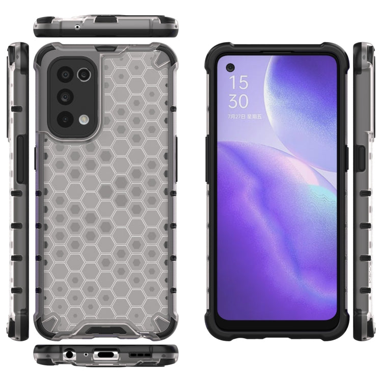 For Oppo Reno5 5G Shockproof Honeycomb PC + TPU Case