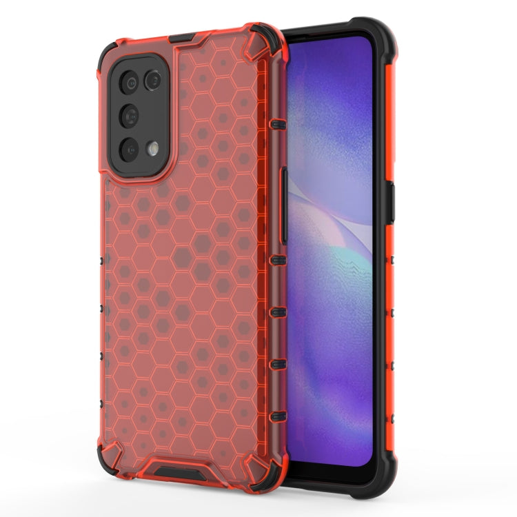 For Oppo Reno5 5G Shockproof Honeycomb PC + TPU Case