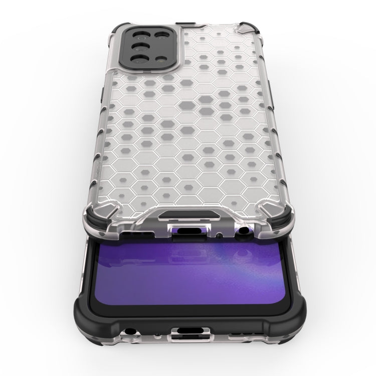 For Oppo Reno5 5G Shockproof Honeycomb PC + TPU Case