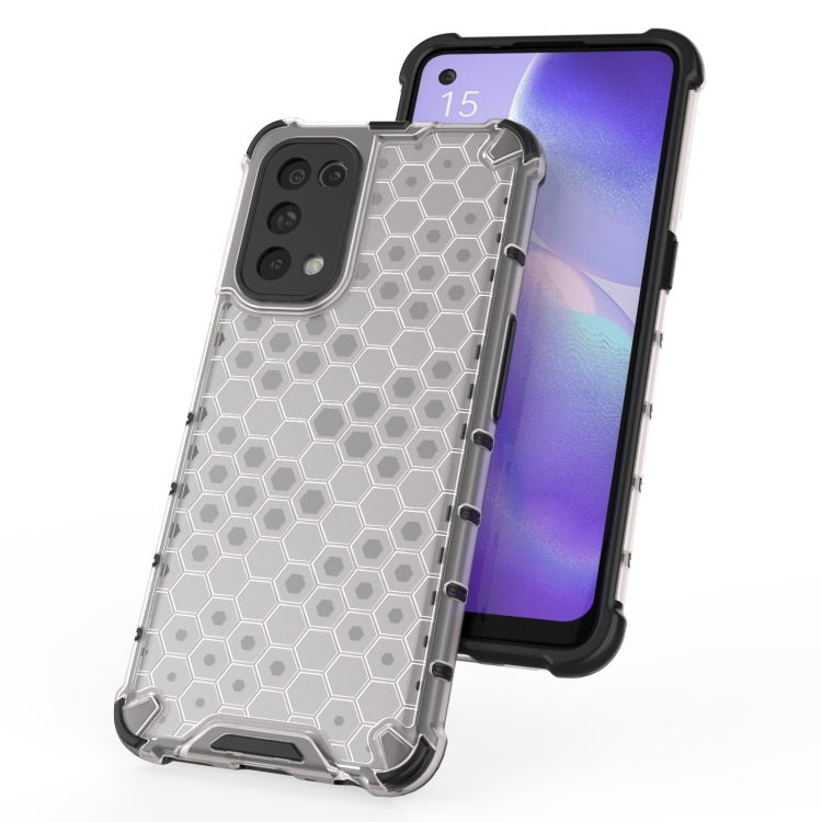 For Oppo Reno5 5G Shockproof Honeycomb PC + TPU Case