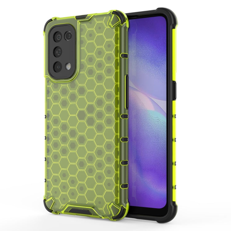 For Oppo Reno5 5G Shockproof Honeycomb PC + TPU Case