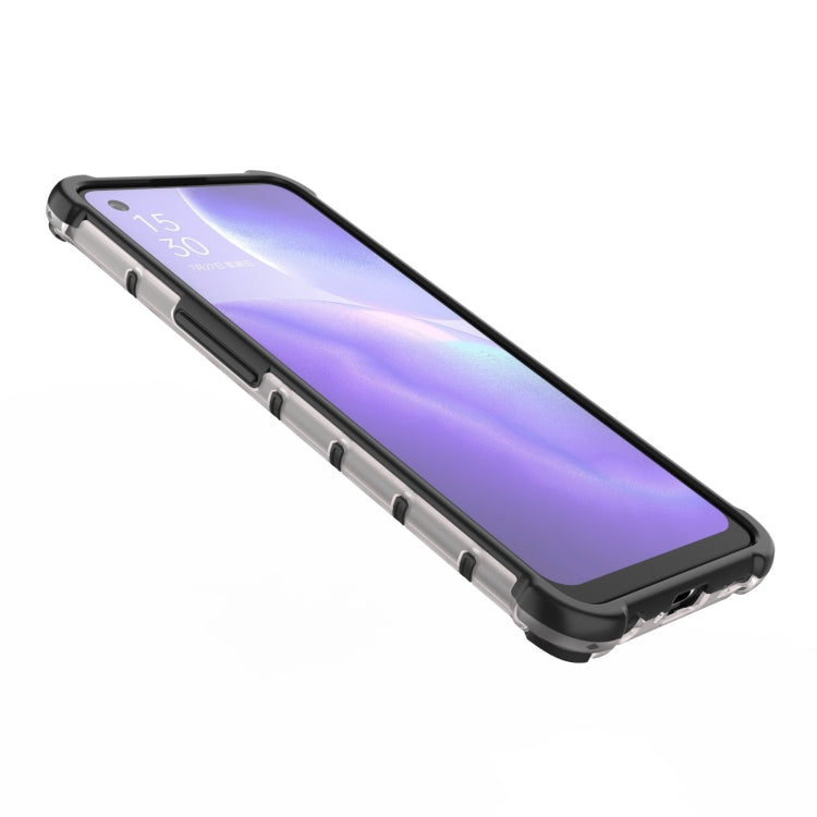 For Oppo Reno5 5G Shockproof Honeycomb PC + TPU Case