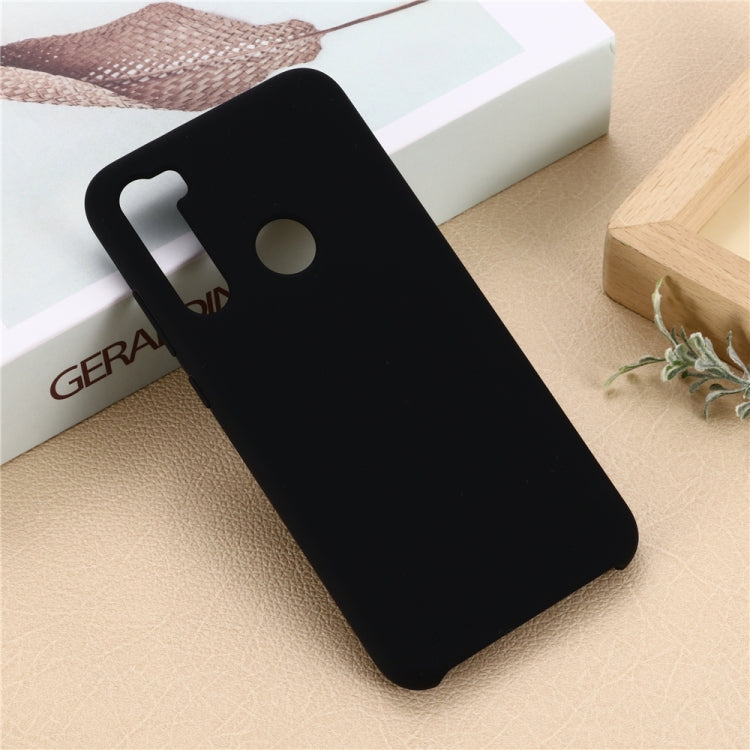For Xiaomi Redmi Note 8 Solid Color Liquid Silicone Shockproof Coverage Protective Case