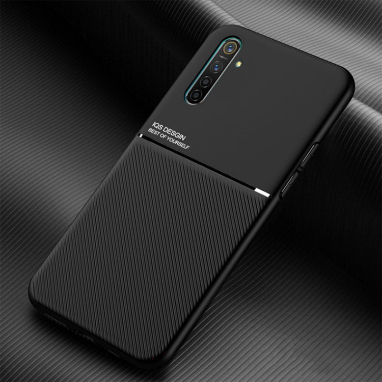 For OPPO K5 Classic Tilt Strip Grain Magnetic Shockproof PC + TPU Case
