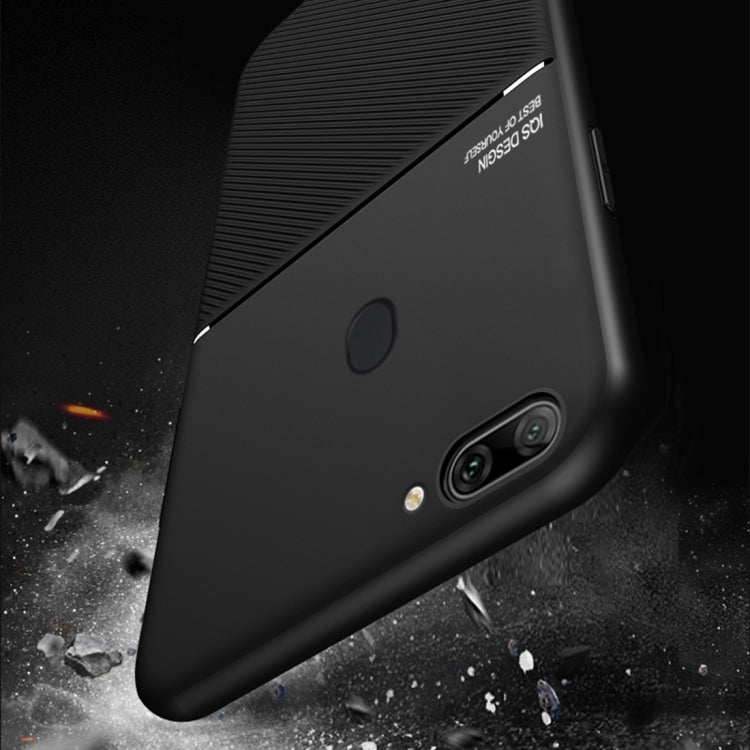 For OPPO R11s Classic Tilt Strip Grain Magnetic Shockproof PC + TPU Case