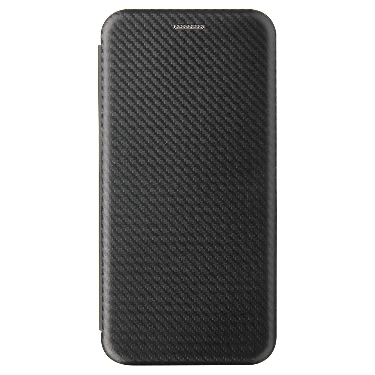 For vivo Y52s 5G / iQOO U3 Carbon Fiber Texture Horizontal Flip TPU + PC + PU Leather Case with Card Slot