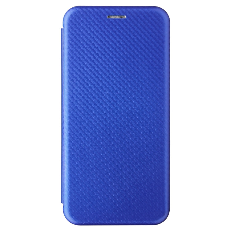 For vivo Y52s 5G / iQOO U3 Carbon Fiber Texture Horizontal Flip TPU + PC + PU Leather Case with Card Slot