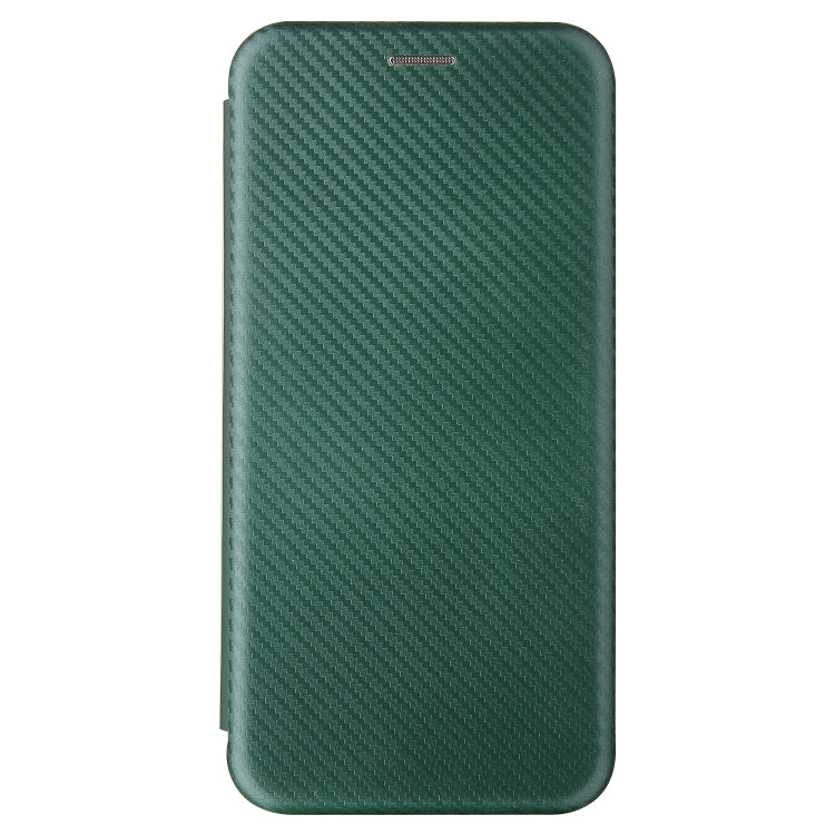 For vivo Y52s 5G / iQOO U3 Carbon Fiber Texture Horizontal Flip TPU + PC + PU Leather Case with Card Slot