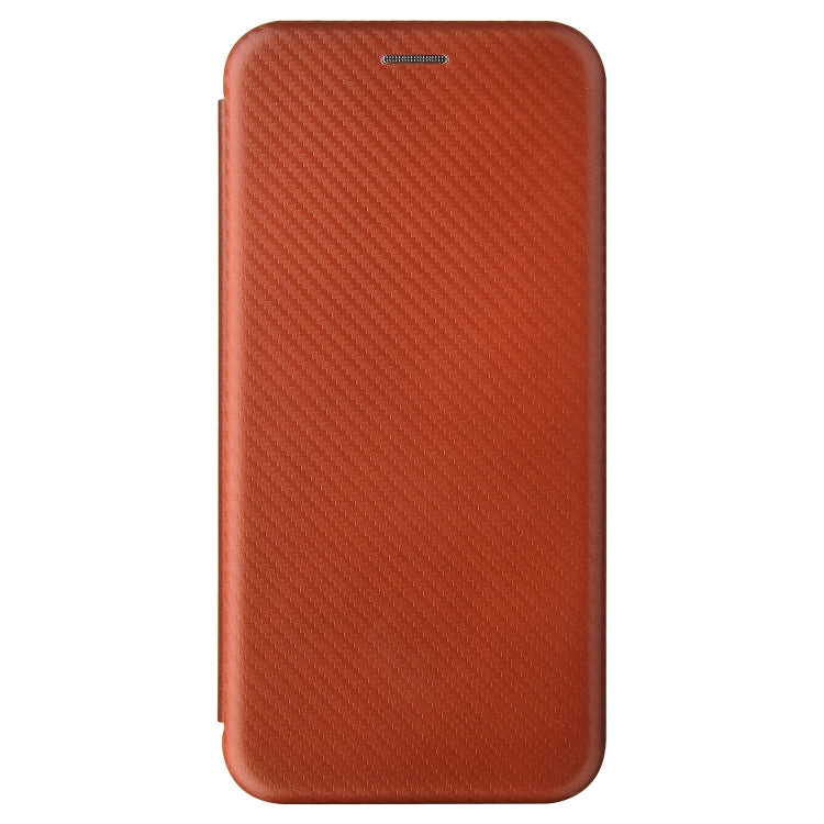 For vivo Y52s 5G / iQOO U3 Carbon Fiber Texture Horizontal Flip TPU + PC + PU Leather Case with Card Slot