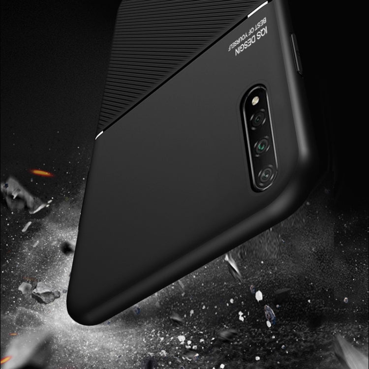 For vivo iQOO Neo / Y7s Classic Tilt Strip Grain Magnetic Shockproof PC + TPU Case