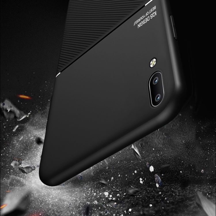 For vivo NEX (Rear-mounted Fingerprint) Classic Tilt Strip Grain Magnetic Shockproof PC + TPU Case