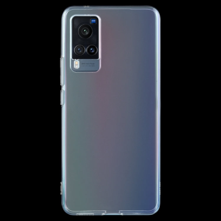For vivo X60 0.75mm Ultra-thin Transparent TPU Soft Protective Case