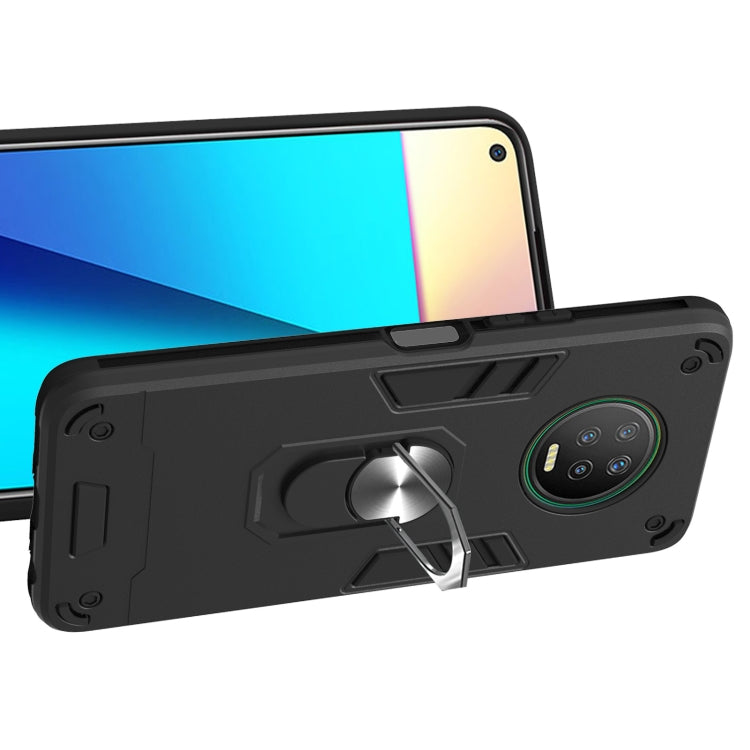 For Infinix X690 / Note 7 Armour Series PC + TPU Protective Case with Ring Holder