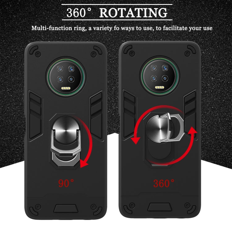 For Infinix X690 / Note 7 Armour Series PC + TPU Protective Case with Ring Holder