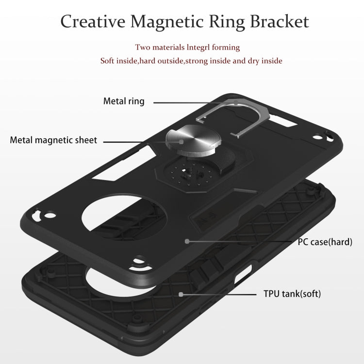 For Infinix X690 / Note 7 Armour Series PC + TPU Protective Case with Ring Holder