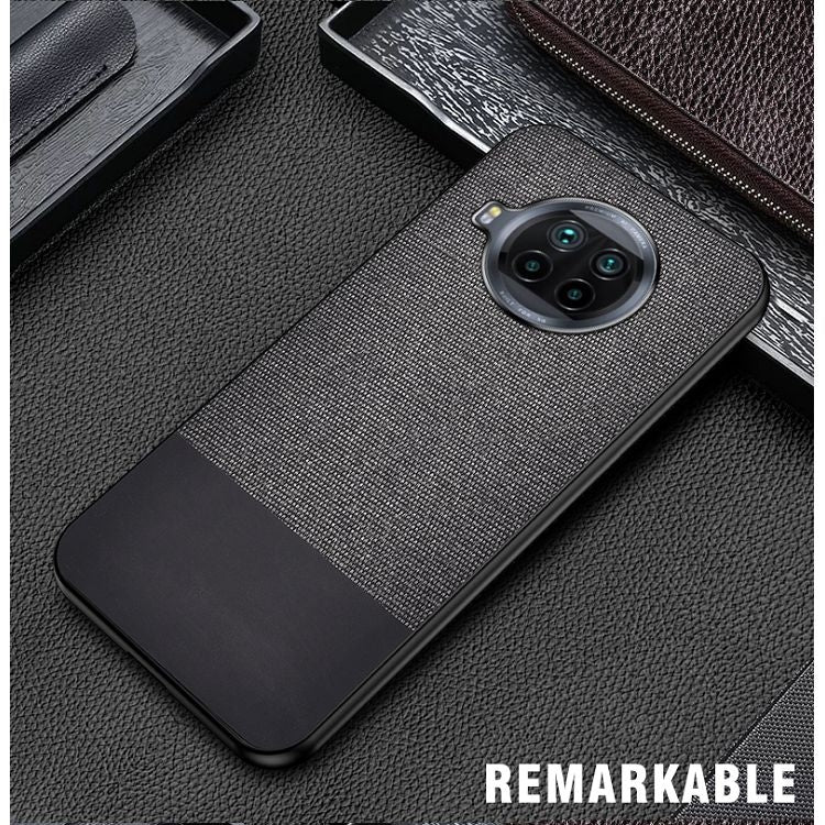 For Xiaomi Mi 10T Lite 5G Shockproof Splicing PU + Cloth Protective Case