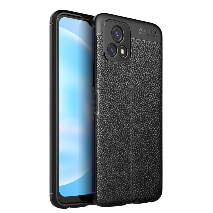 For vivo Y52s Litchi Texture TPU Shockproof Case