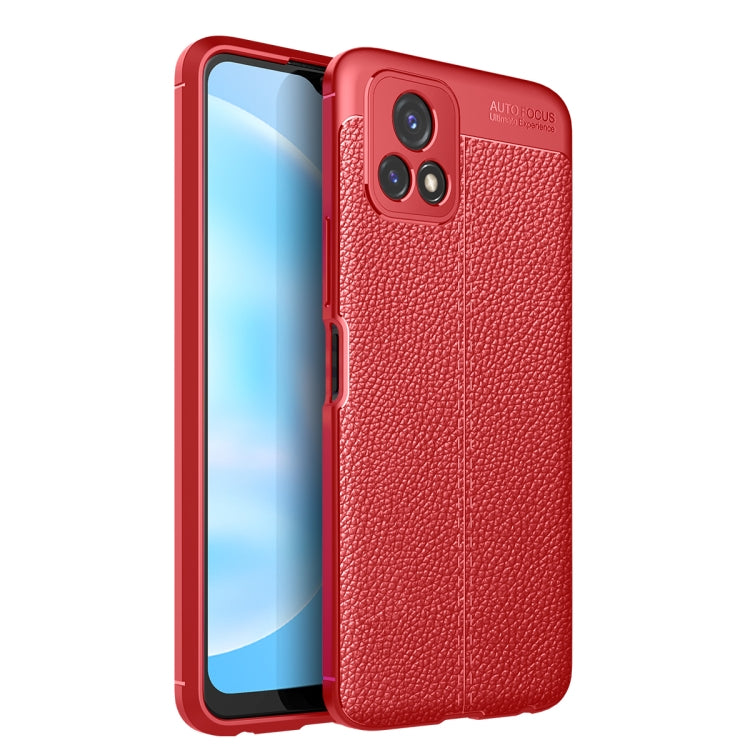For vivo Y52s Litchi Texture TPU Shockproof Case