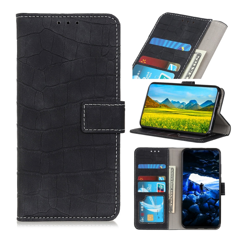 For OPPO Reno5 5G / Find X3 Lite Crocodile Texture Horizontal Flip Leather Case with Holder & Wallet & Card Slots & Photo Frame
