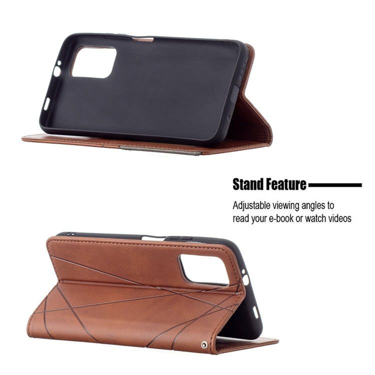For Xiaomi Poco M3 Prismatic Invisible Magnetic Horizontal Flip Leather Case with Holder & Card Slots & Photo Frame