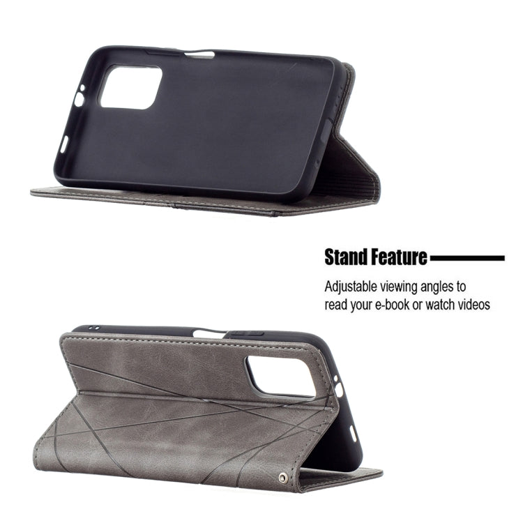 For Xiaomi Poco M3 Prismatic Invisible Magnetic Horizontal Flip Leather Case with Holder & Card Slots & Photo Frame