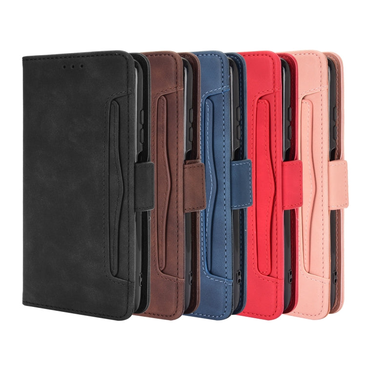 For Xiaomi Redmi Note 9T 5G Skin Feel Calf Pattern Horizontal Flip Leather Case with Holder & Card Slots & Photo Frame
