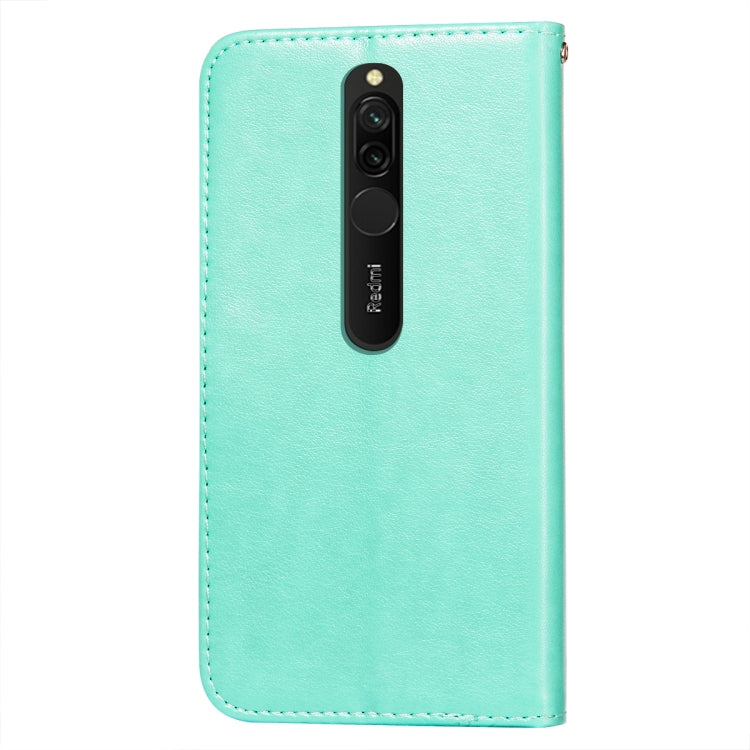 For Xiaomi Redmi 8 Flower Vine Embossing Pattern Horizontal Flip Leather Case with Card Slot & Holder & Wallet & Lanyard