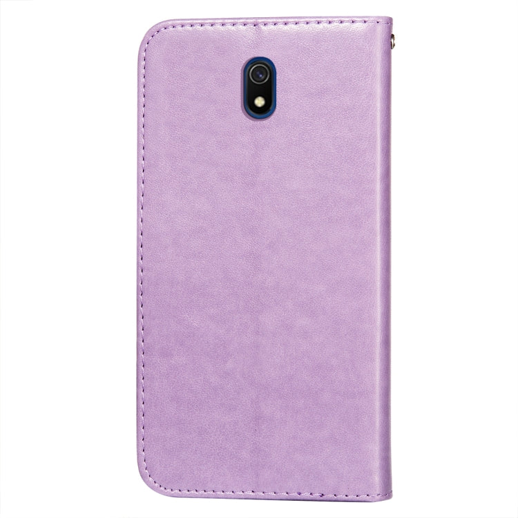 For Xiaomi Redmi 8A Flower Vine Embossing Pattern Horizontal Flip Leather Case with Card Slot & Holder & Wallet & Lanyard